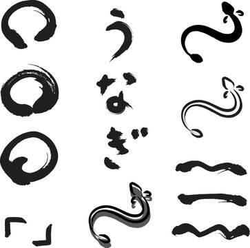 毛筆で書かれたうなぎの文字とうなぎのイラスト