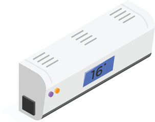 Take a look at this amazing icon of electric air conditioner