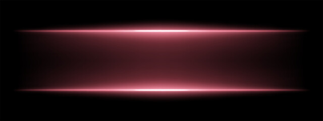 Abstract glowing red light beams on a dark background. Two parallel neon streaks create a futuristic energy effect with smooth gradients and a radiant glow. Modern digital aesthetic