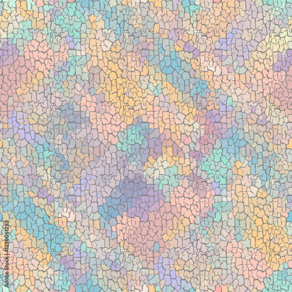 Aufkleber A Pastel Geometric Abstract Pattern Design suitable for Various Background Uses and More. Seamless pattern
