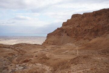 Masada National Park in the Dead Sea