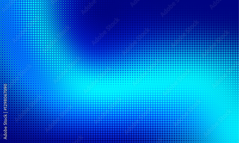 Aufkleber Pixilated abstract Energy background. Halftone effect. Vector image. Small particles with overlay moire effect