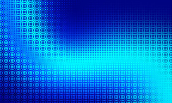 Pixilated abstract Energy background. Halftone effect. Vector image. Small particles with overlay moire effect