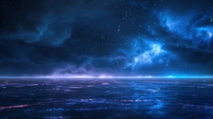 Lightning illuminates the abstract, stormy night. Thunder follows, a testament to the storm's power.