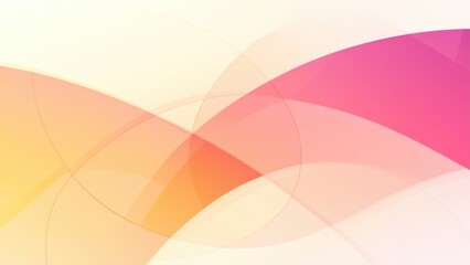 Abstract Colorful Background Featuring Flowing Pink Orange And Yellow Waves A Soft Pastel Gradient Creates A Smooth Minimalist Design Ideal For