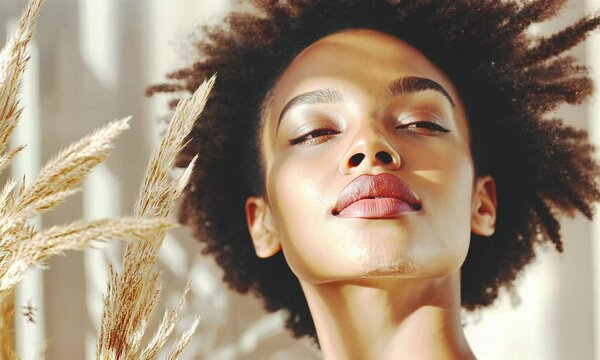 Fashion woman beauty concept.