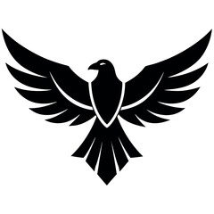 a-modern-eagle-icon-with-extended-wings--vector