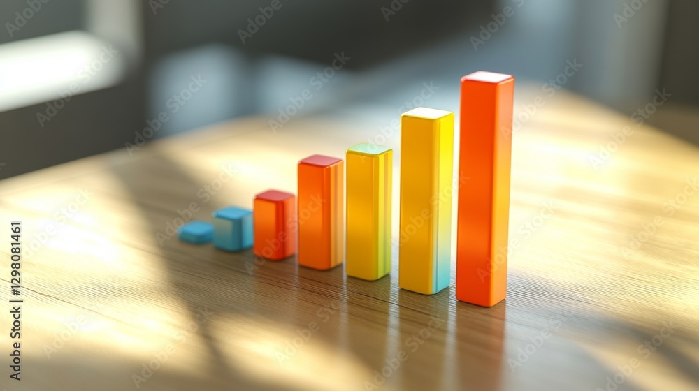 Aufkleber a clear and concise business bar graph showing comparative data between competitors, featuring vibra