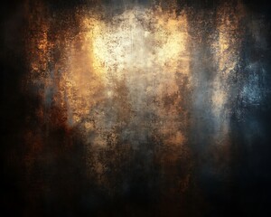 Glowing textured wall, smoky background