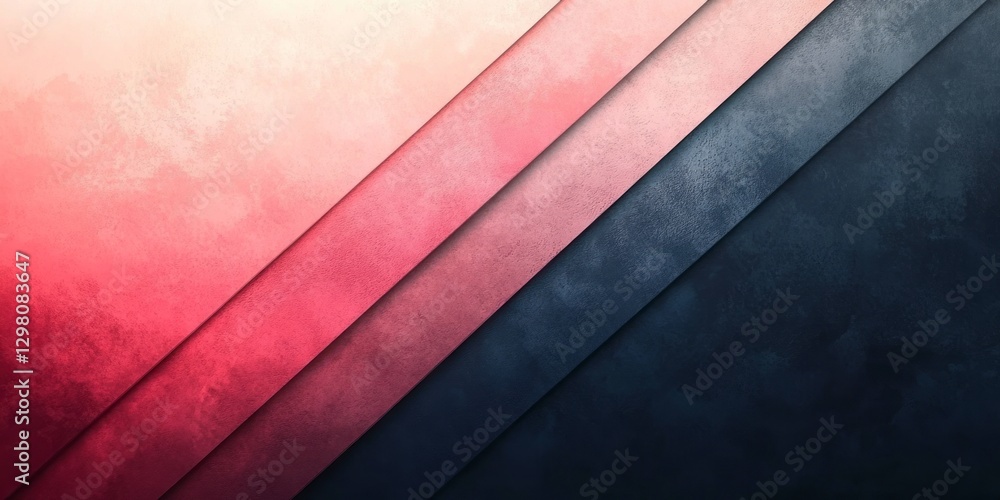 Poster abstract layers of color diagonally intersect across the image