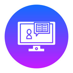 Fototapeta premium Storytelling Icon