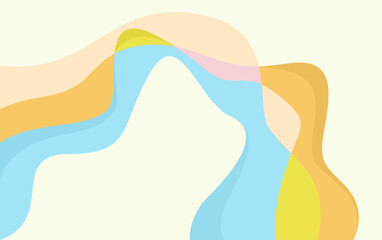 Abstract Wave and Fluid for summer background