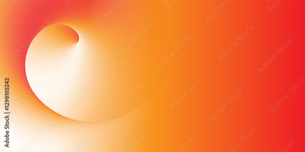 Poster minimalist abstract background with overlapping red and brown curvy, swirly 3d shapes. modern geomet