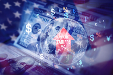 United States tariffs  government import taxation,to increase the American economy.Industrial...