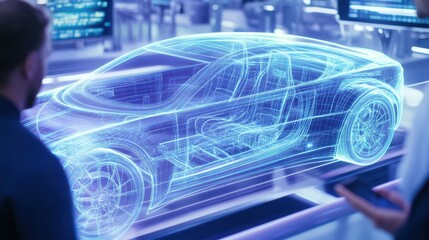 Futuristic Vehicle Design In Engaging Environment