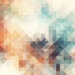 Fototapeta premium Colorful polygonal abstract background. Low poly effect. Polygon backdrop.