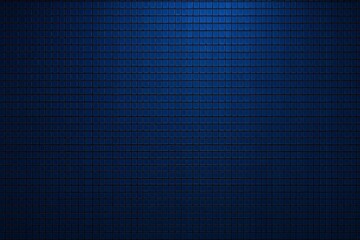 a close up of a blue wall with a light on it