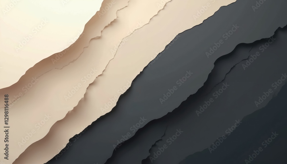Poster elegant ivory and charcoal abstract background for presentation design. geometric shapes in diagonal