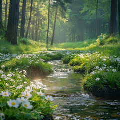 Obraz premium magical digital paper