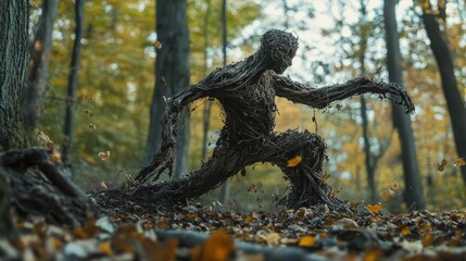 Obraz premium A root man