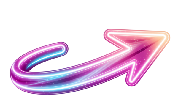 Modern Arrow Design isolated
