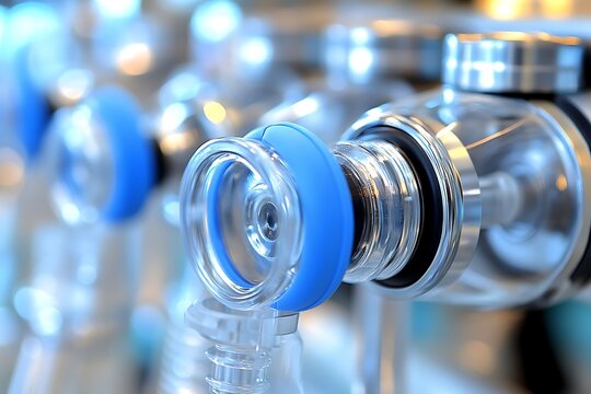 Hospital oxygen mask closeup