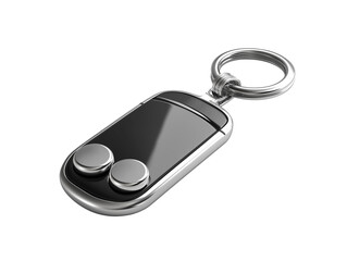 Car key fob with Modern Buttons and Keychain Isolated on Transparent