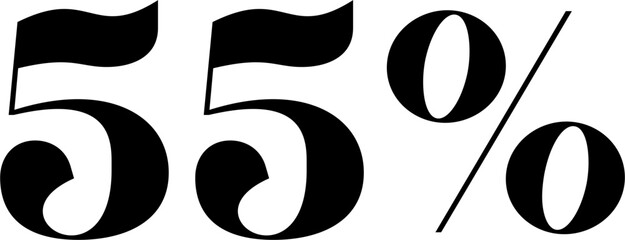 20 Percentage Discount Offer Number Typography Style A1011