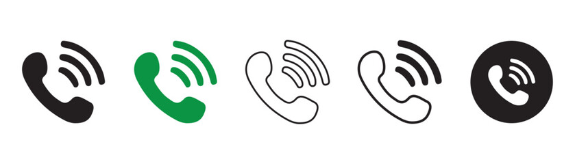 Call icon vector. Phone icon set. Contact vector illustration EPS 10