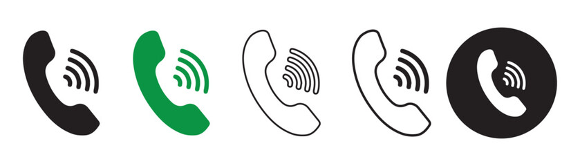Call icon vector. Phone icon set. Contact vector illustration EPS 10