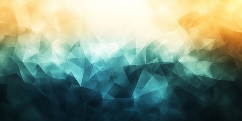 Fototapeta premium Abstract geometric design features polygonal shapes with vibrant color gradients