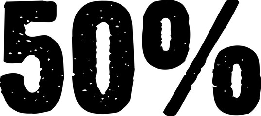 15 Percentage Discount Offer Number Typography Style A1048