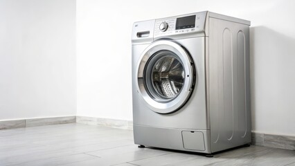 Stainless Steel Washing Machine in Room