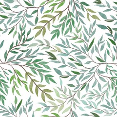 leaves seamless pattern background. for printing on fabric, textile