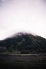 clouds over the mountains