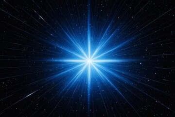 Fototapeta premium arafed image of a star burst in the middle of a dark sky