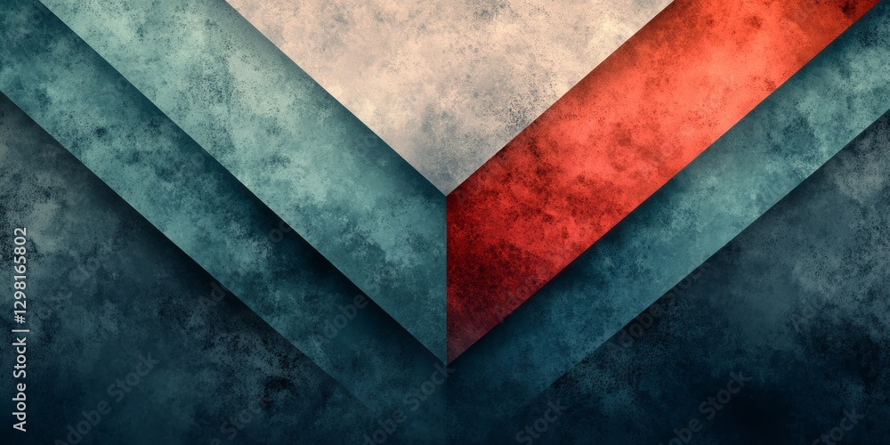 Poster abstract texture background with geometric arrow shapes and colors