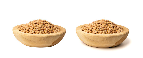 Chickpea, chick pea pile, dry Cicer arietinum fruits, raw Bengal gram legume, garbanzo beans