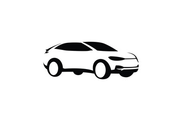 Car logo silhouette. Motor vehicle dealership emblems. Autocar logo concept. Car icon. Automobile and car dealer. Vector illustration.