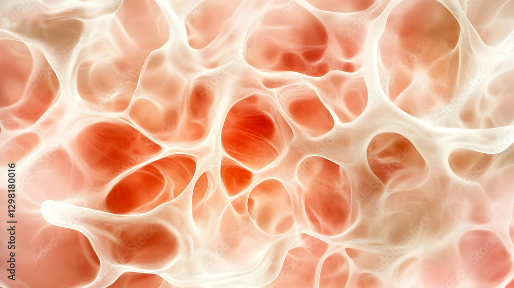 Poster abstract red and white cellular background image