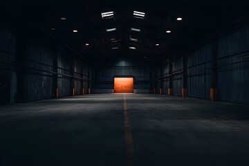 Large empty warehouse