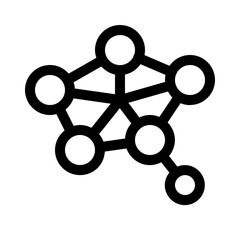 ai brain line style, perfect for user interface projects