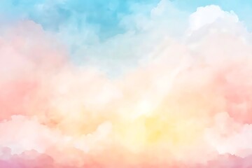 soft faded light with pastel glow