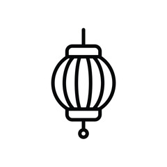 Fototapeta premium Lantern Vector icon
