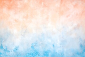 Fototapeta premium soft blue peach gradient blurred background