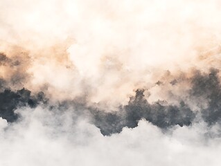 floating mist warm soft gradient background