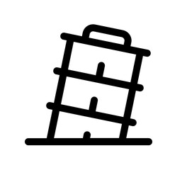 pisa tower line style, perfect for user interface projects