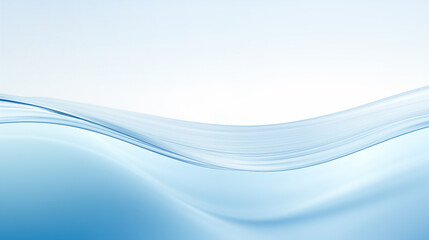 Clear blue water waves