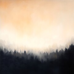 Fototapeta premium earthy colors soft misty abstract background