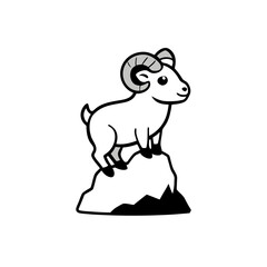 black and white sheep